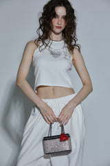 CHAIN SLEEVESS T-SHIRT