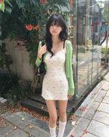 Knit crop cardigan
