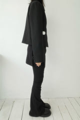 Hush Wrap Skirt Pin Tuck Pants (2color)