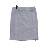 SHIRRING STRING SKIRT GRAY