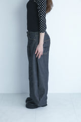 3Dpixel print denim(black)
