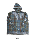 Venish dirty hood check shirt