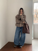 ヒルカカットデニムワイドパンツ