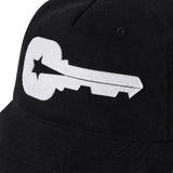 Star Key's Appliquer Felt Cap (Black)