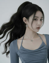[NMIXX Sullyoon Necklace] メルティングハートカラーボーンネックレス