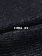 Deep indigo camo sagging denim pants