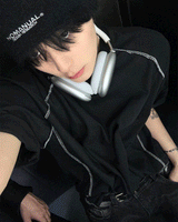 mariru オーバーロック半袖Tシャツ