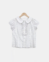 Rohue Frill Short Sleeve Blouse