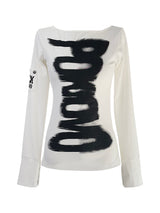 brush lettering pocket T (2color)