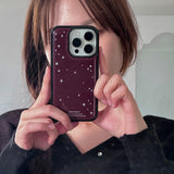 [MADE] little star epoxy bumper case - brown