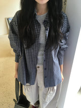 autumn check shirt