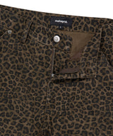 CURVED LEOPARD PANT