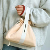 【MADE】Canvas Pouch Bag - Peach