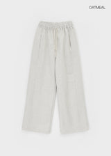 [B-BASIC] Heavy Sweat Wide Two-Way Pants
