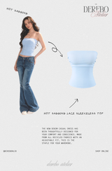 Dot Color Pad Tube Top