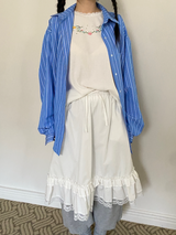 petit lace midi skirt 