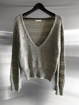 Flobe Deep V-Neck Net Knit