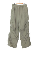 Shirring Parasuit Nylon Pants
