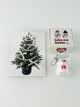Snowman Pocket Keyring(3color)