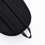 Printed Twill Pocket Backpack (Black)