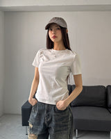 [U-BASIC/premium] ハイデンシティーベーシックラウンド半袖Tシャツ