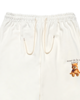 25FW ACベアベーシックロゴズリーパンツ クリーム