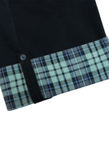 check folding sweatpants / mint