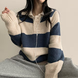 Miben alpaca Danjara collar knitwear