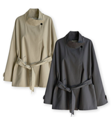 Elles Belted Half Trench Coat / 2 colors
