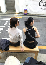  LINE BALANCE CROP SHIRT