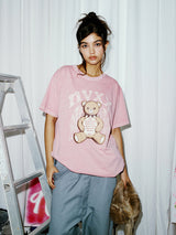 ANGEL BEAR TEE PINK