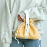 【MADE】Canvas Pouch Bag - Mustard