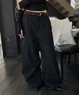 [Unisex] Side point flare slacks(2color)