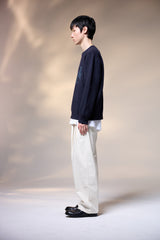 MUDDY KNIT CREWNECK NAVY