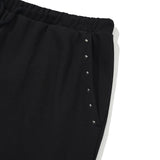 スタッドポイントカッティングトラックパンツ [BLACK]