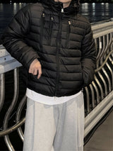 Tech multi-pocket hooded lightweight padding