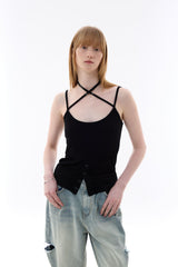 EVAN SLEEVELESS TOP / BLACK