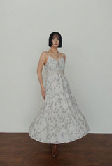 MONICA FLORAL CORSET LONG DRESS