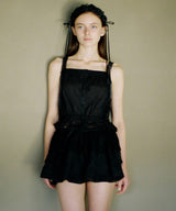 PETUNIA LACE SHEER BANDING SKIRT_TT5S506BK