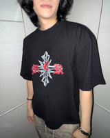 Scarred cross tee BK