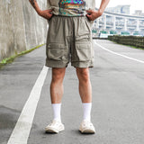 five-pocket utility beach shorts