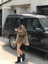 leopard print shirt jacket