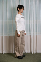 "HIRE ME" CONVERTIBLE  LONG SLEEVE (WHITE)