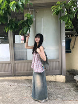 リビンビンテージロングスカート