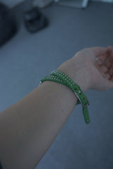 GREEN STUD ◇ CHOKER OR WATCH
