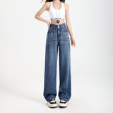 Lyocell Lightweight Wide Leg Denim Pants
