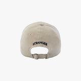 Stranger Emblem Baseball Corduroy Cap (Beige)