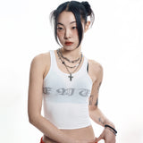 ENE シースルー半袖 - WHITE
