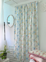 Princess Ribbon Curtain Screen Floral Print 230cm
