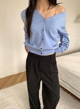 All day semi wide slacks(3color)
